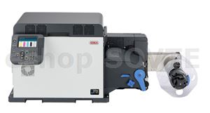 OKI Pro 1050 laserová tiskárna etiket (CMYK + bílá)